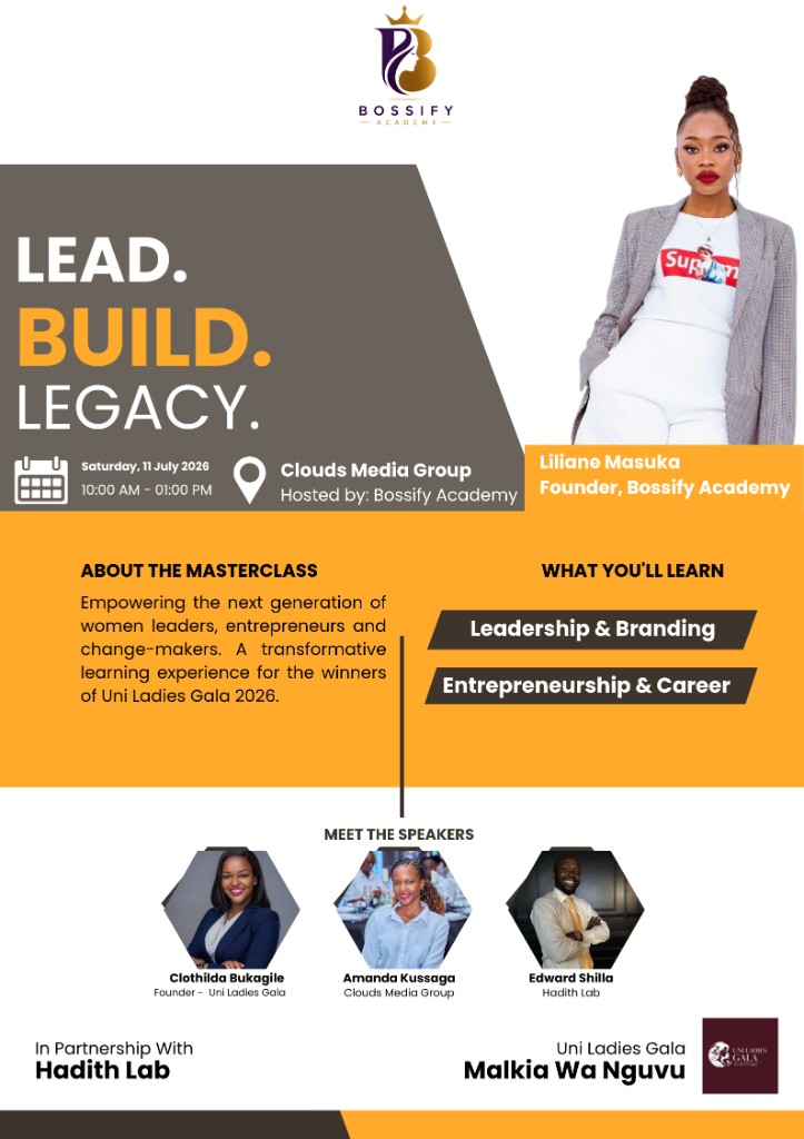 Bossify Academy Leadership & Entrepreneurship Masterclass — Saturday, 11 July 2026